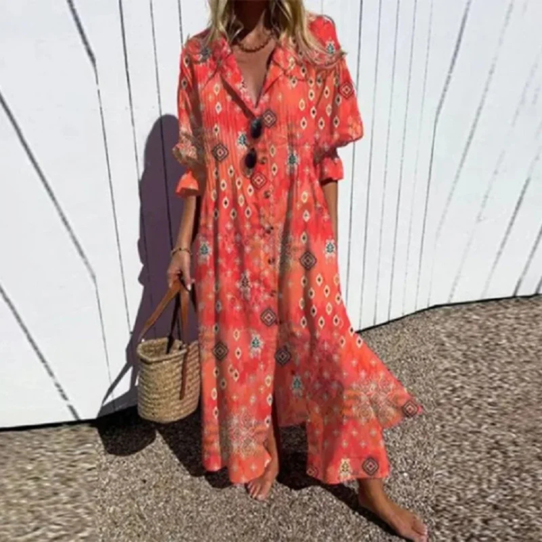 Kateřina | Boho šaty s volným střihem