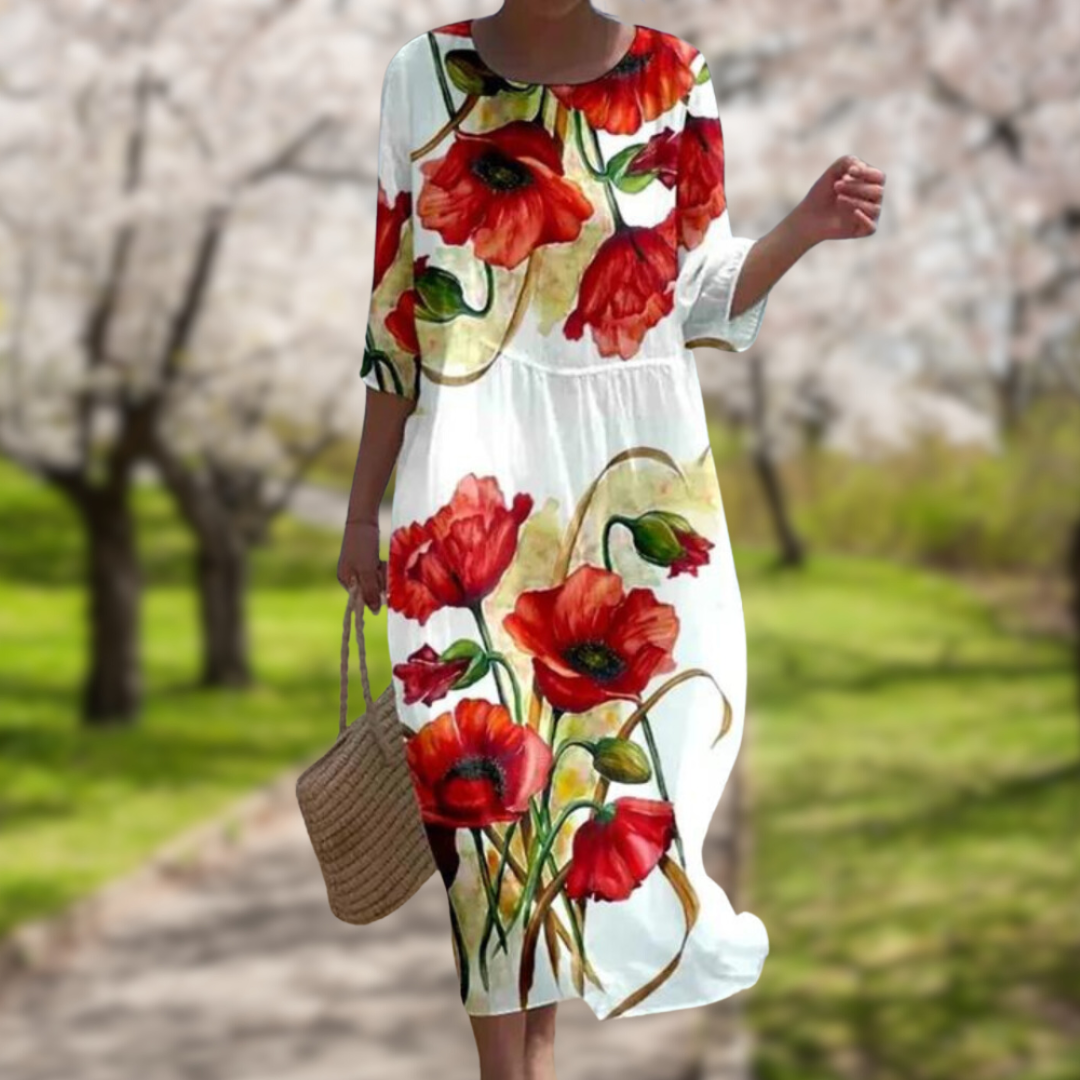 Tereza | Elegantní šaty s efektem zakrytí bříška