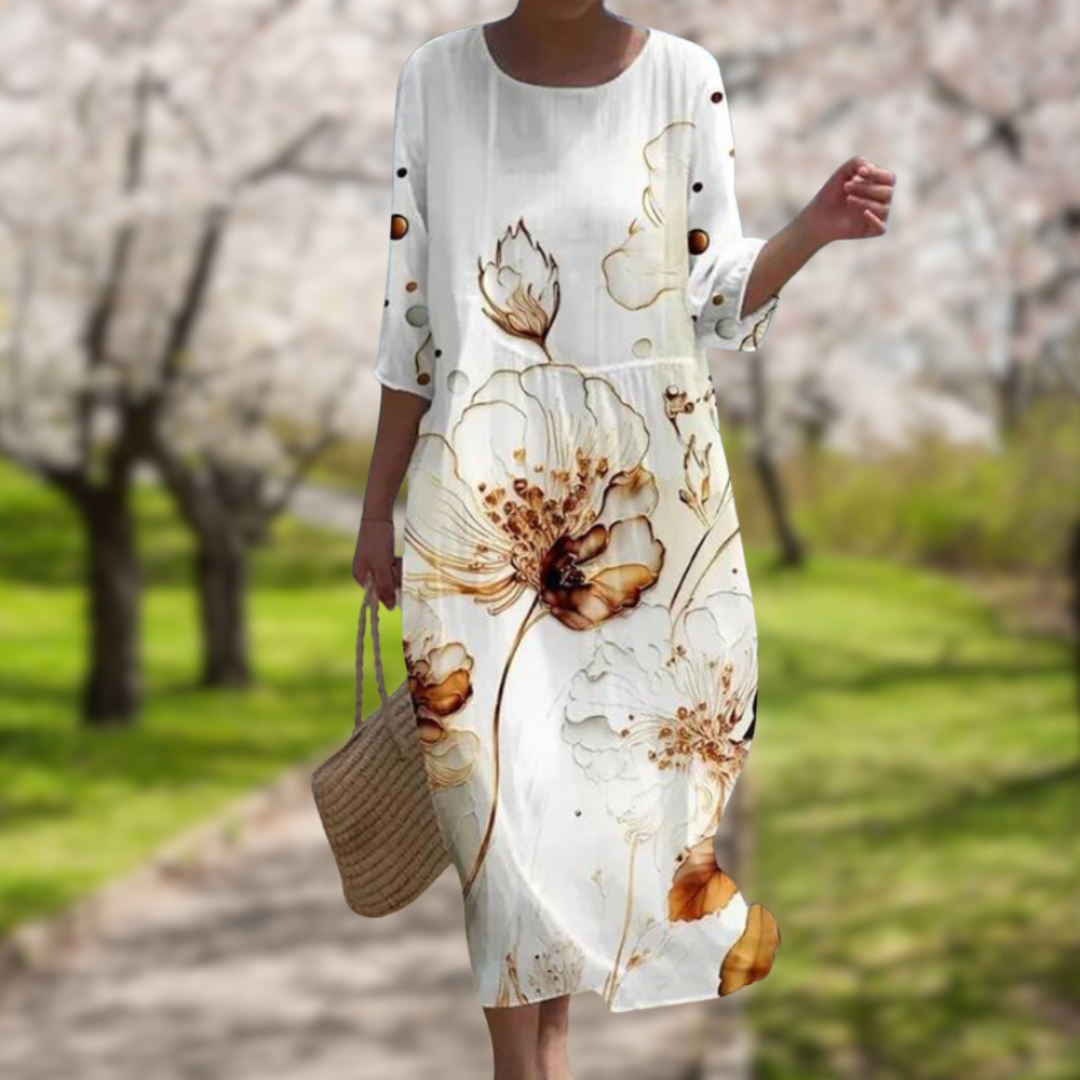 Tereza | Elegantní šaty s efektem zakrytí bříška