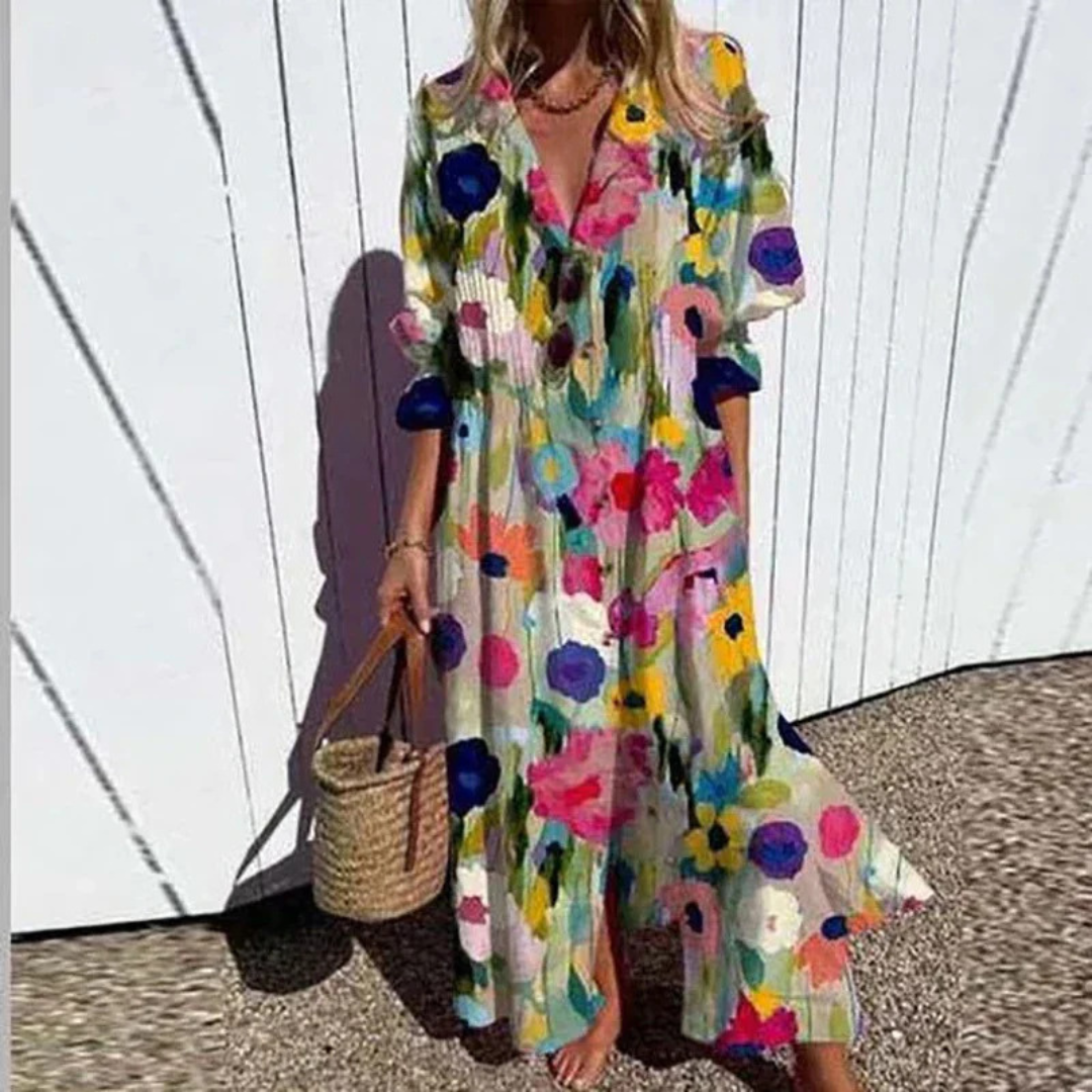 Kateřina | Boho šaty s volným střihem