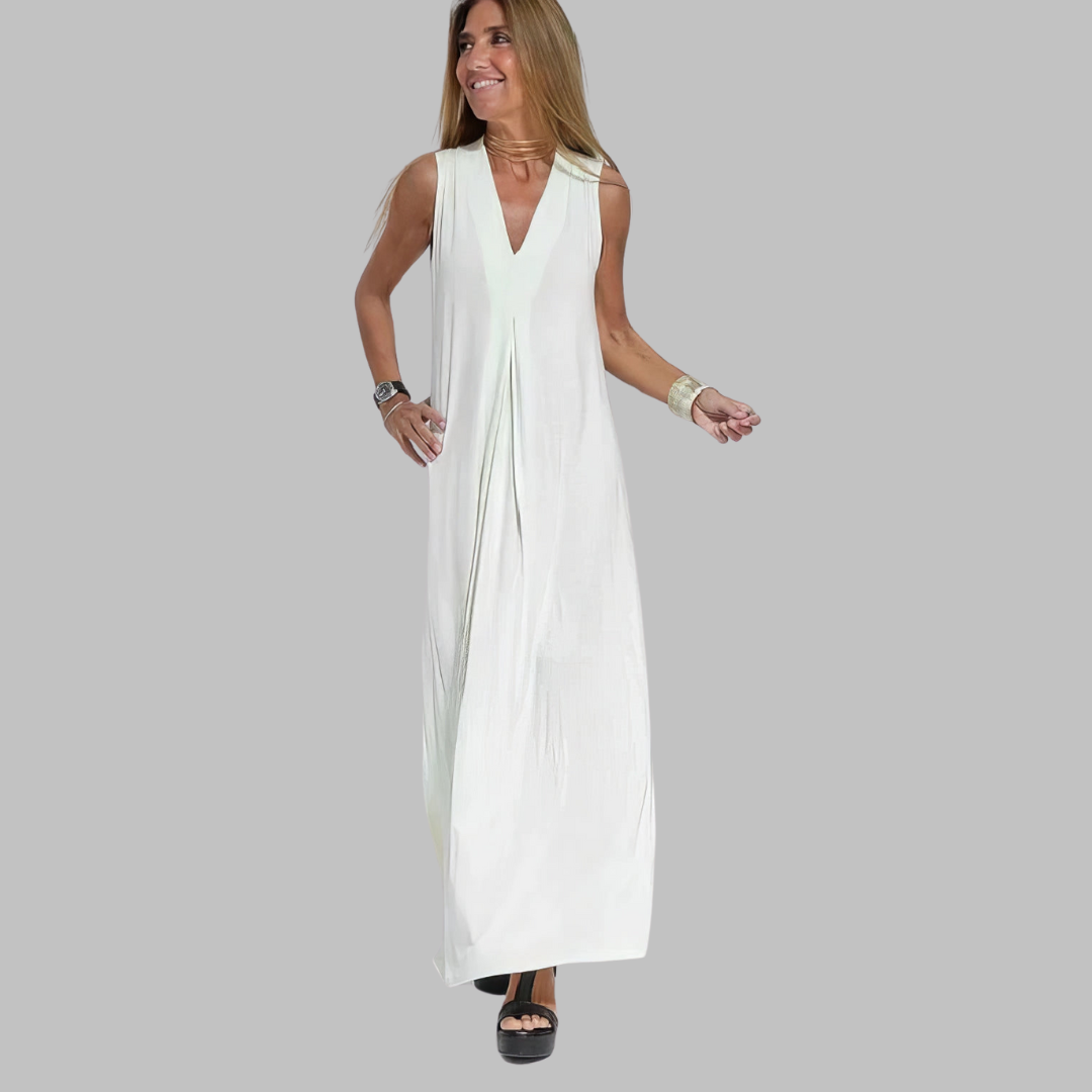 Jana | Elegantní maxi šaty + odpovídající svetr NABÍZÍME JAKO DÁREK