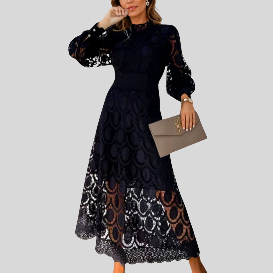 Veronika | Elegantní krajkové maxi šaty