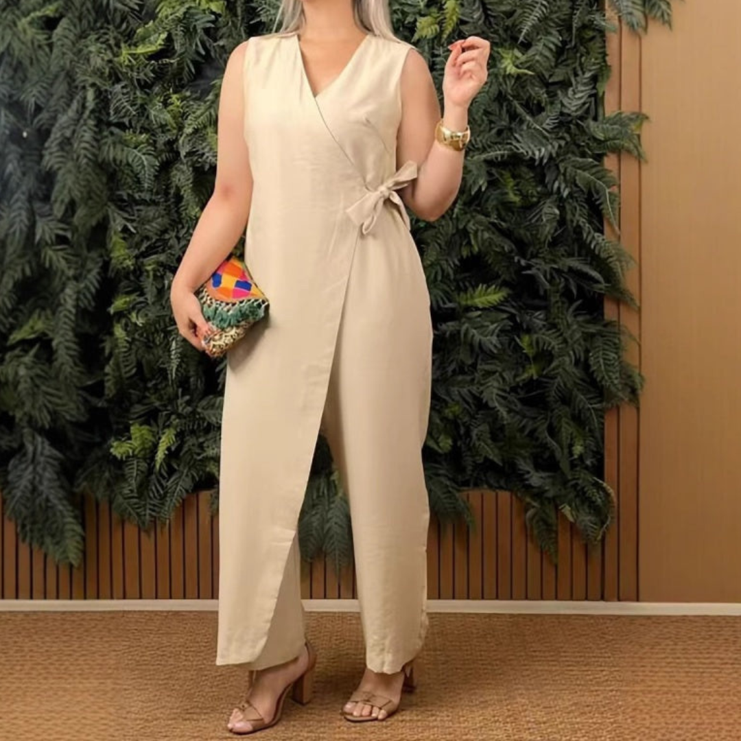 Estela | Elegantní zavinovací overal
