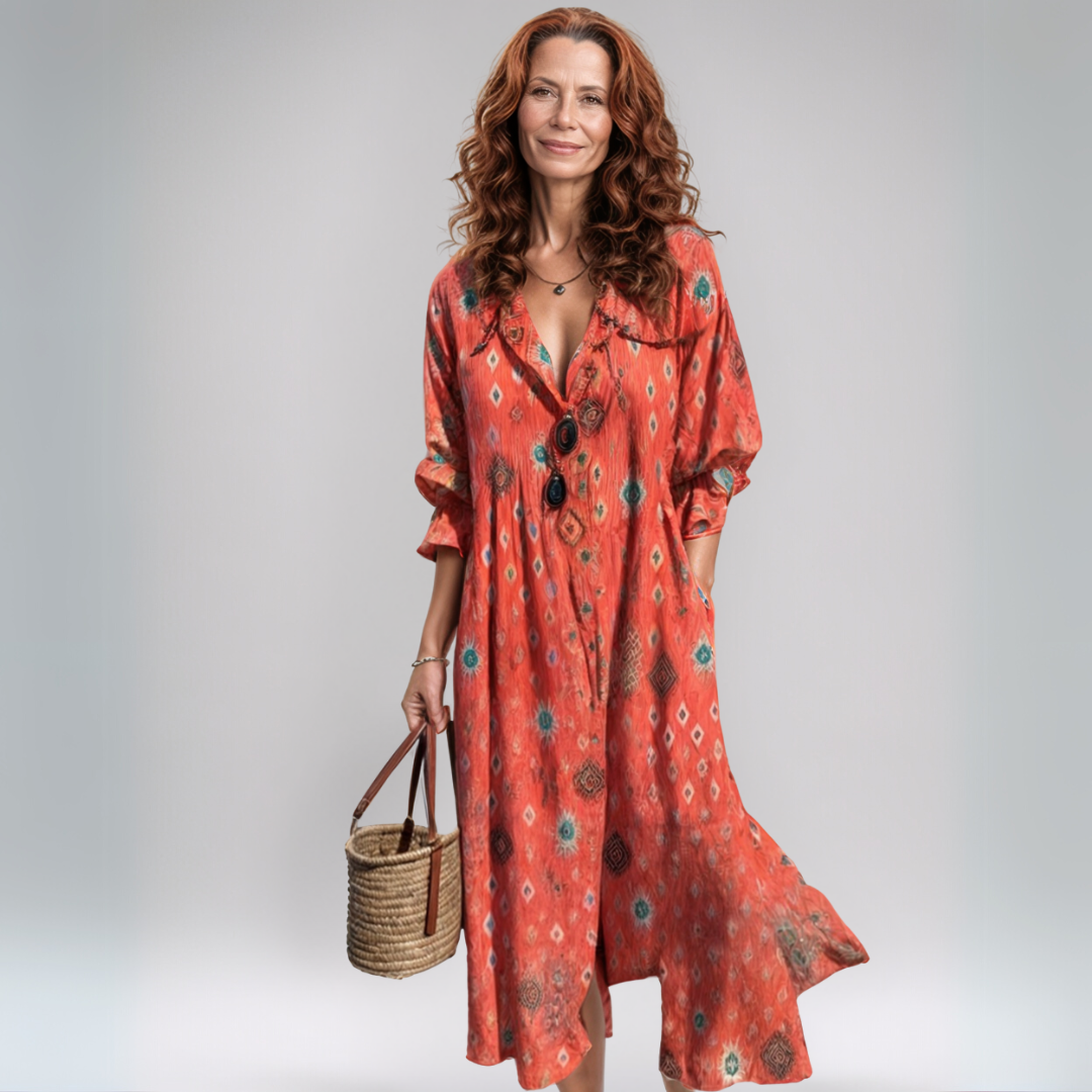 Charlotte | Vzdušné boho maxi šaty pro letní dny