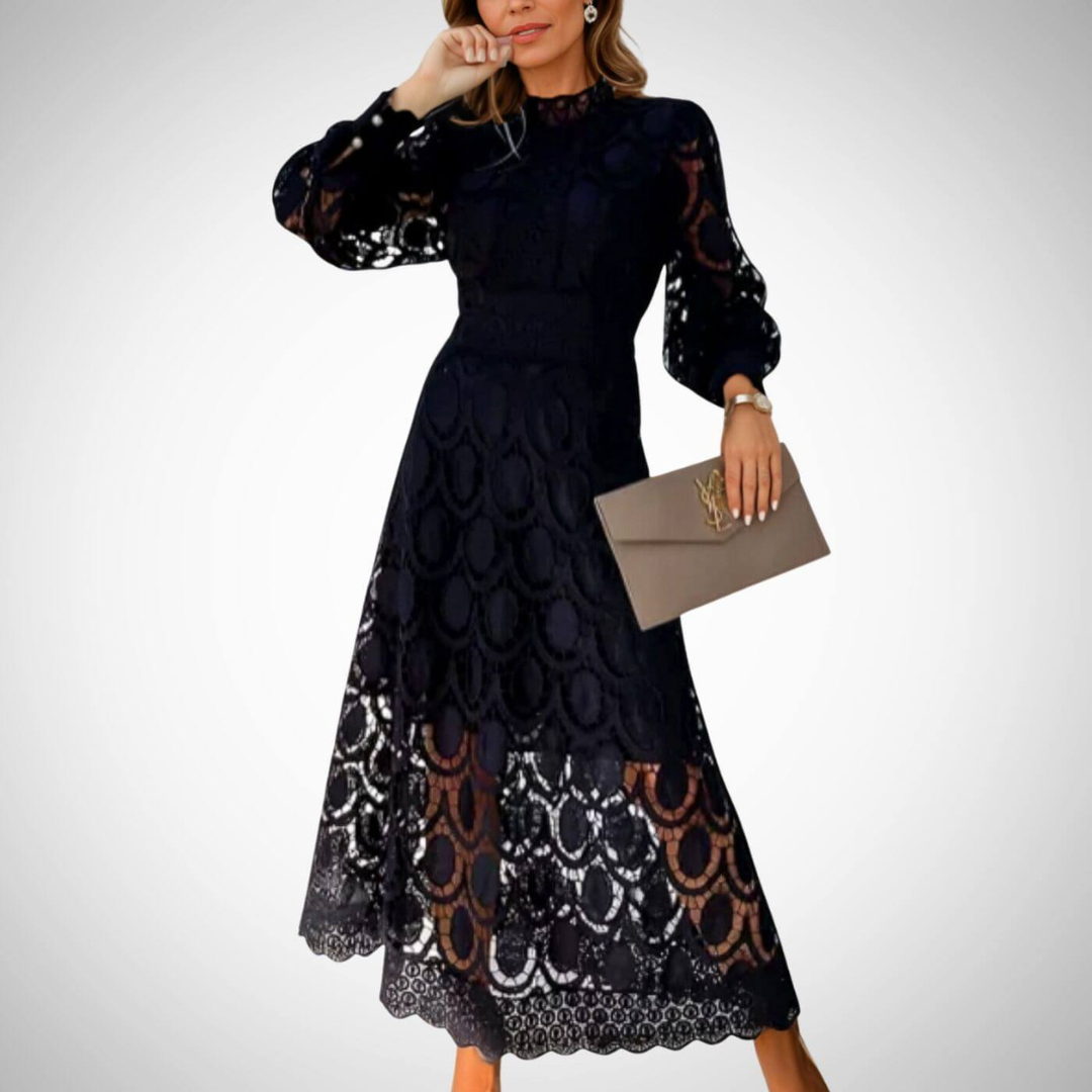 Veronika | Elegantní krajkové maxi šaty