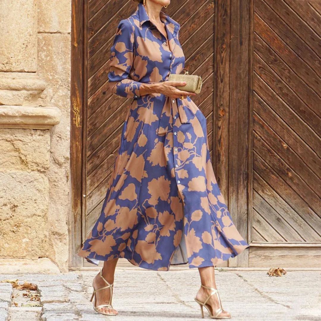 Glorie | Elegantní květinová šaty