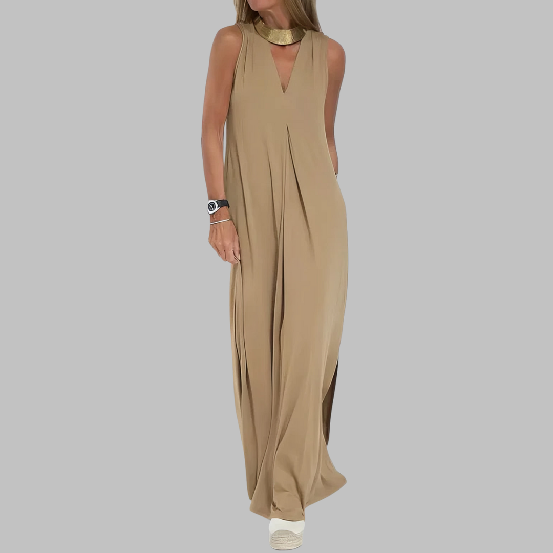 Jana | Elegantní maxi šaty + odpovídající svetr NABÍZÍME JAKO DÁREK