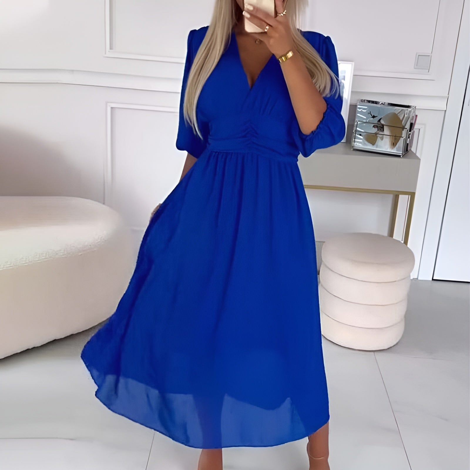Adéla | Lehké elegantní šaty z šifonu